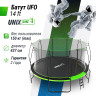 Батут UNIX LINE 14 ft UFO Green TRUF14GR5