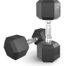Гантель гексагональная UNIX FIT обрезиненная 10 кг, 2 шт. DBHEX10x2